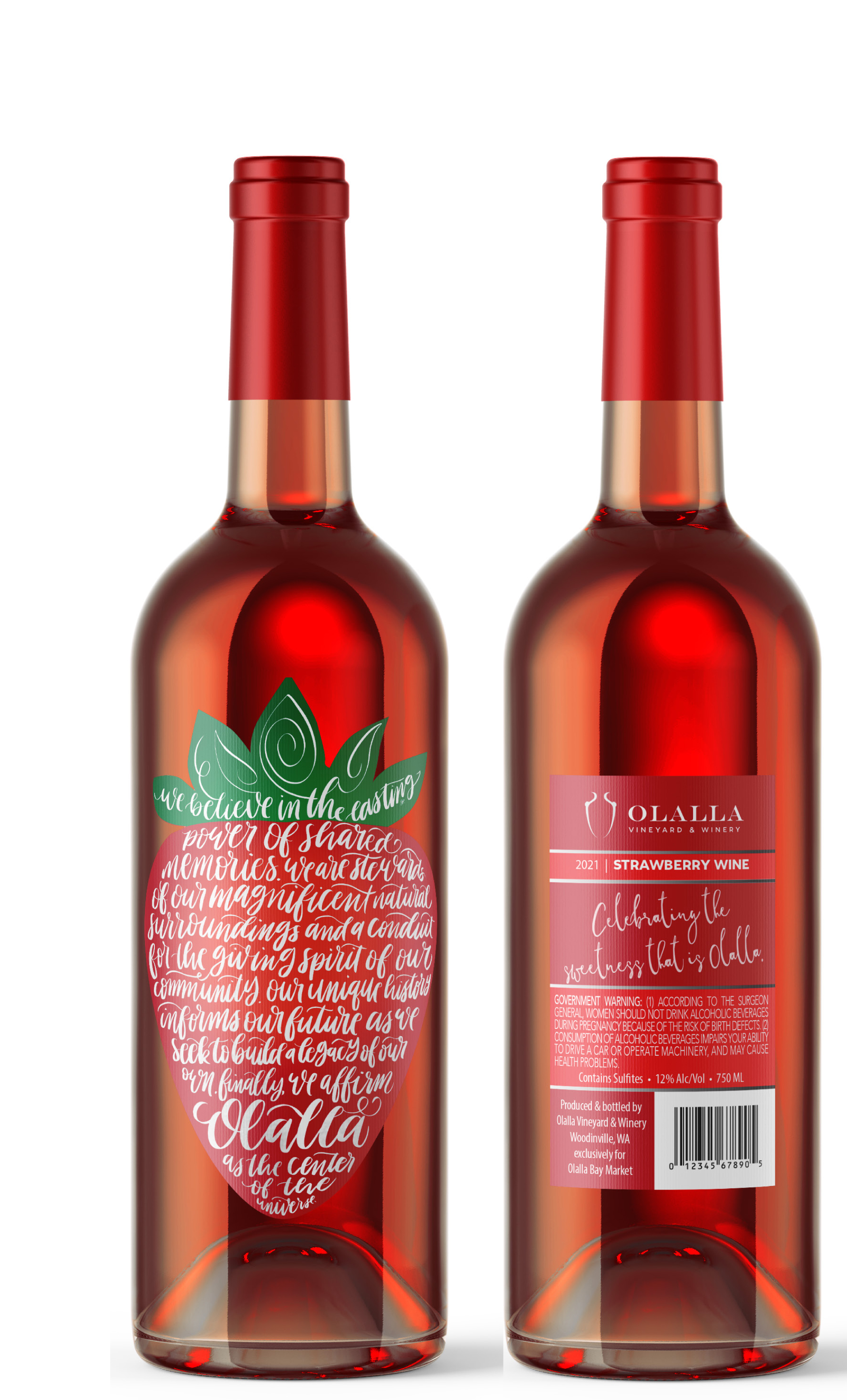 Product Image for 2022 Olalla Strawberry Wine